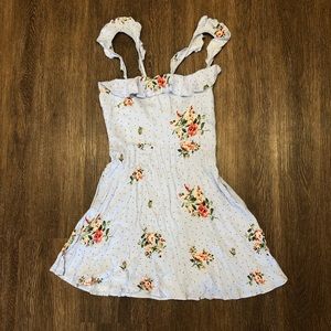 cute pastel floral dress size small